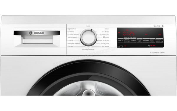 BOSCH WUU28T18FR - Panneau de commandes
