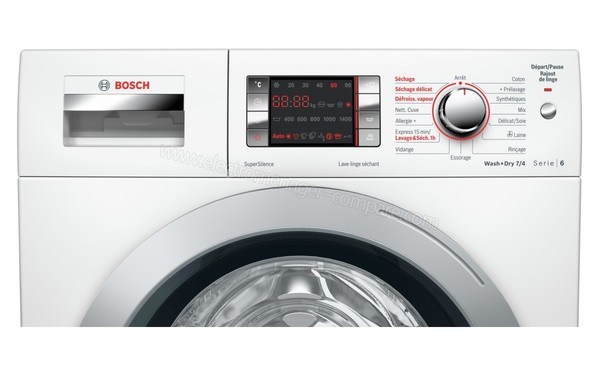 BOSCH WVH28463FF - Panneau de commandes