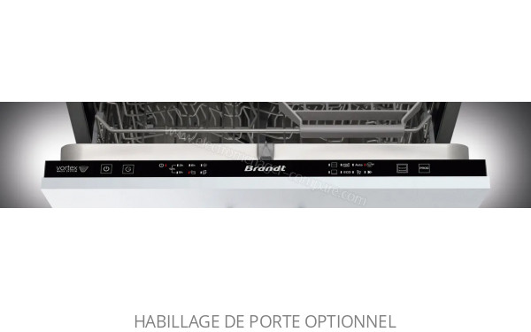 BRANDT BDJ3424VB - Panneau de commandes