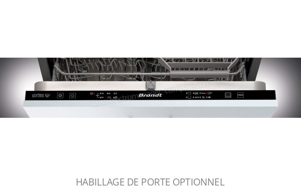 BRANDT BDJ424VLB - Panneau de commandes