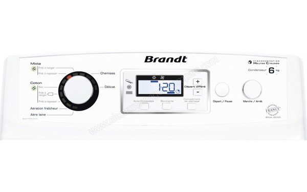 BRANDT BDT562AY - Panneau de commandes