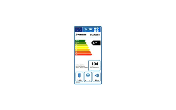 BRANDT BFL5456GB - &Eacute;tiquette &eacute;nergie