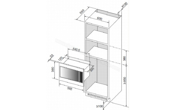 BRANDT BMS7120W - Sch&eacute;ma technique