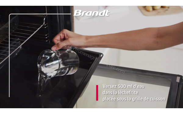 BRANDT BOP7534W - Mise en situation