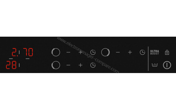 BRANDT BPI1639KX - Panneau de commandes