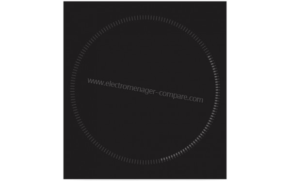 BRANDT BPI6328UB - Zoom sur un foyer &agrave; induction