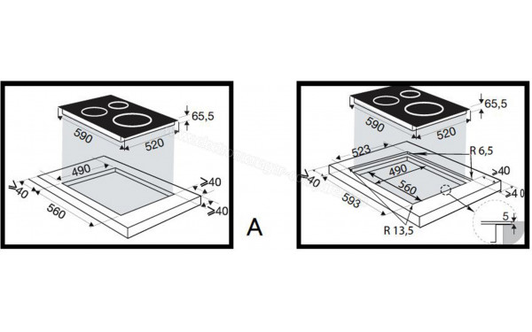 BRANDT BPI6364B - Sch&eacute;ma technique