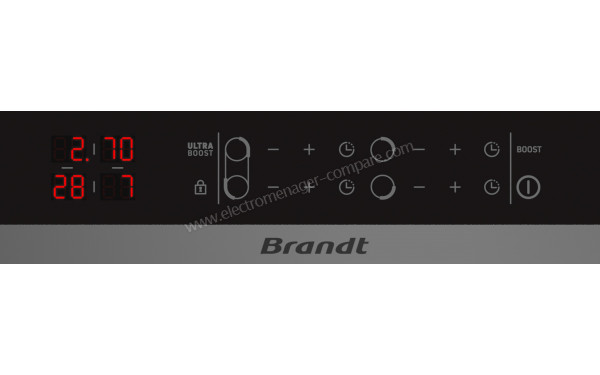 BRANDT BPI6428UB - Panneau de commandes