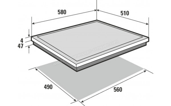 BRANDT BPV6322B - Dimensions
