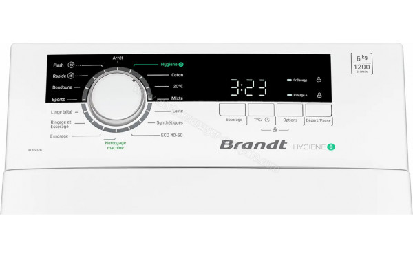 BRANDT BT16028 - Panneau de commandes