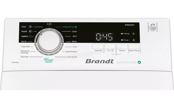 BRANDT BT36028Q - Panneau de commandes