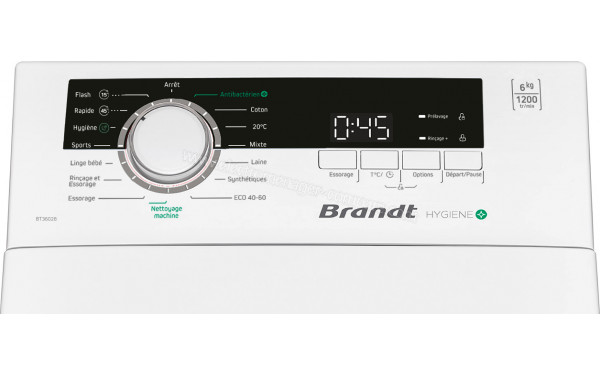 BRANDT BT36028 - Panneau de commandes