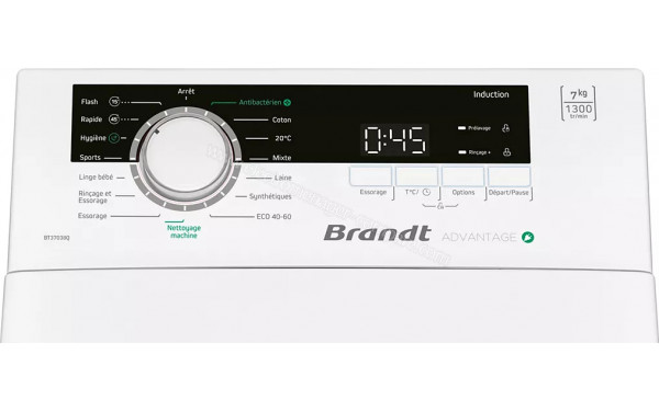 BRANDT BT37038Q - Panneau de commandes