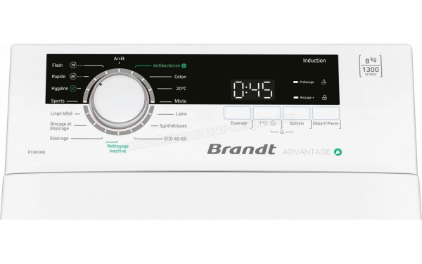 BRANDT BT38038Q - Panneau de commandes