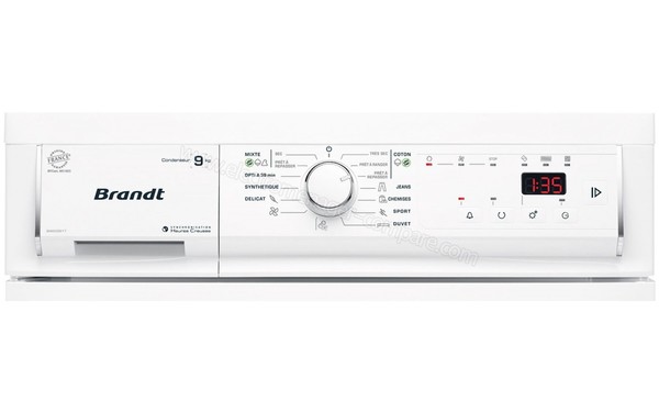 BRANDT BWD391T - Panneau de commandes