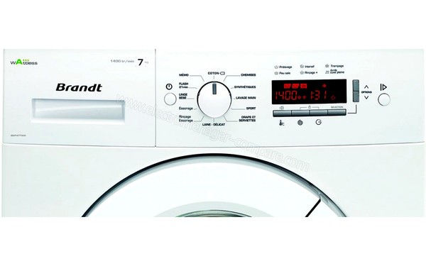 BRANDT BWF47TWW - Panneau de commandes