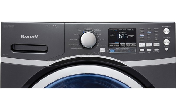 BRANDT BWF618DS - Panneau de commandes