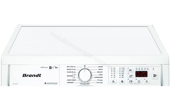 BRANDT BWW384T - Panneau de commandes