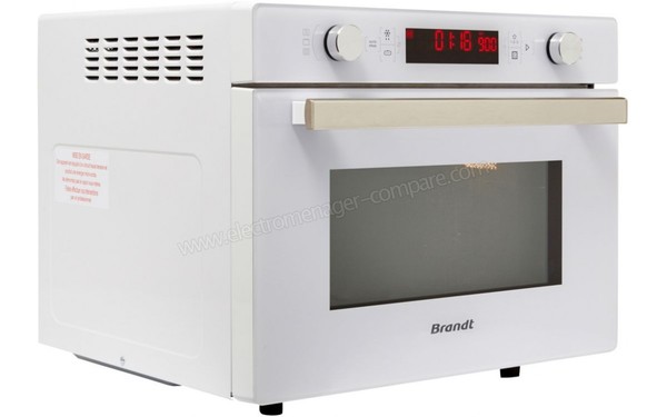 BRANDT CE3610W - Vue 3/4 gauche (cr&eacute;dit : Boulanger)