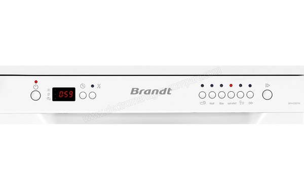 BRANDT DFH12227W - Panneau de commandes