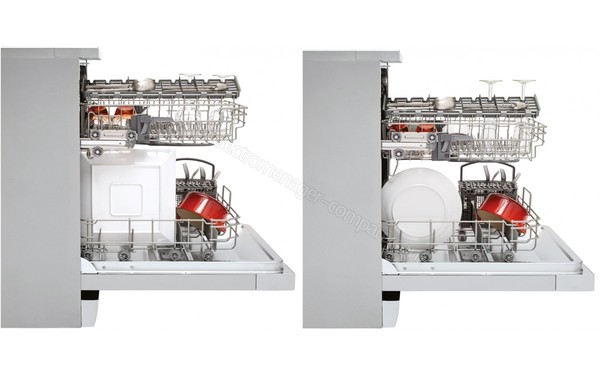 BRANDT DFH13217X - Panier sup&eacute;rieur r&eacute;glable en hauteur