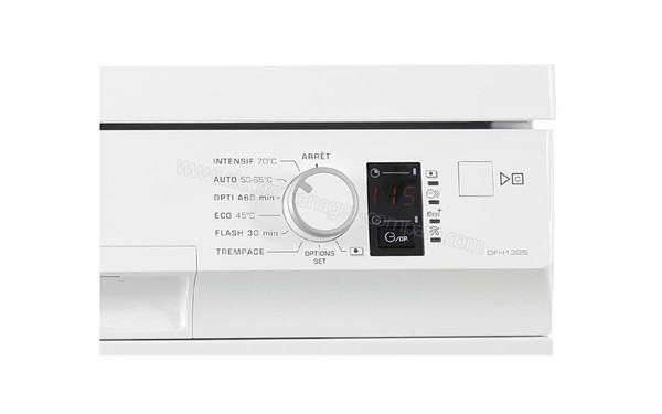 BRANDT DFH1325 - Panneau de commandes (cr&eacute;dit : Darty)