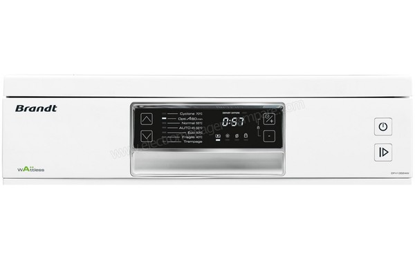 BRANDT DFH13524W - Panneau de commandes