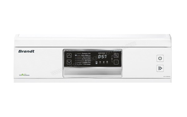 BRANDT DFH13534W - Panneau de commandes (cr&eacute;dit : Boulanger)