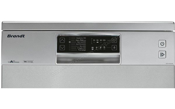 BRANDT DFH14524X - Panneau de commandes (cr&eacute;dit : Darty)