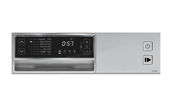 BRANDT DFH15624X - Panneau de commandes (vue n&deg;2)