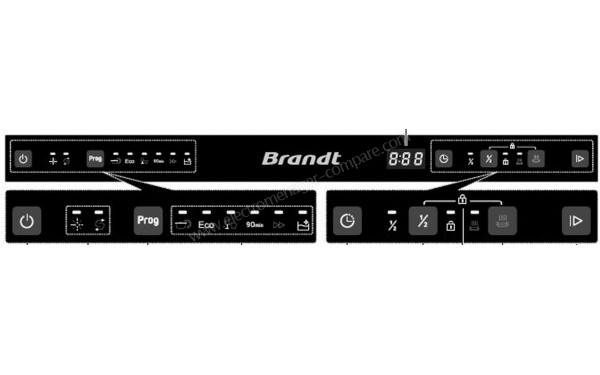 BRANDT DWF128DS - Vue des programmes