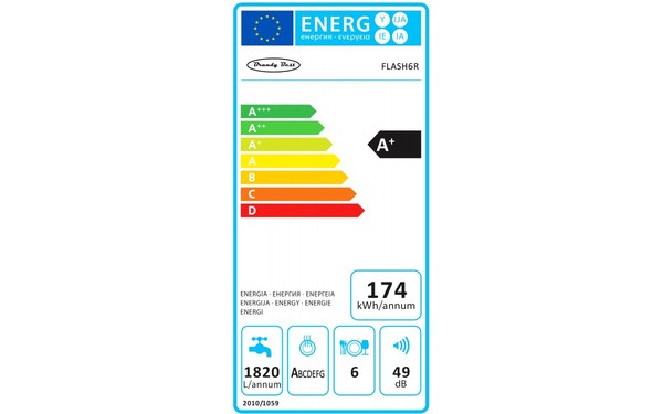 BRANDY BEST FLASH6R - &Eacute;tiquette &eacute;nergie