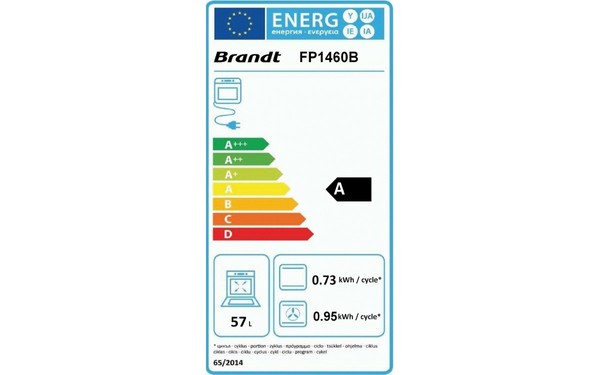 BRANDT FP1460B - &Eacute;tiquette &eacute;nergie