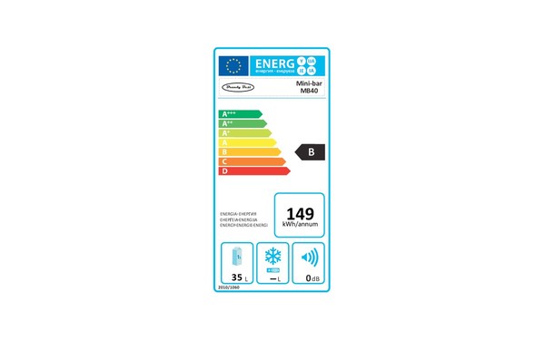 BRANDY BEST MB40B - &Eacute;tiquette &eacute;nergie