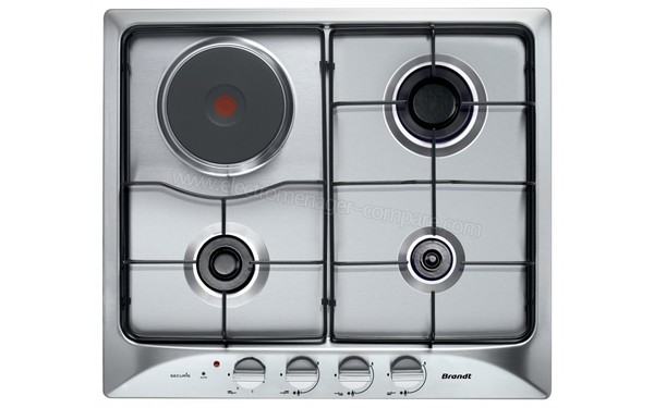 BRANDT TE1017X - Vue du dessus