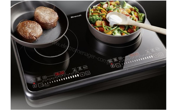 BRANDT TISOFT2F - Vue avec des r&eacute;cipients  (cr&eacute;dit : Boulanger)