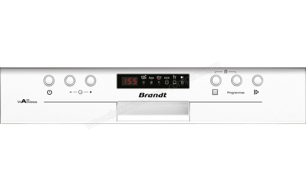BRANDT VH15W - Panneau de commandes (cr&eacute;dit : Darty)