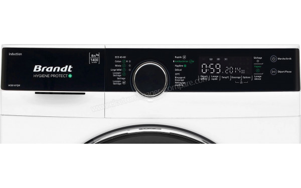 BRANDT WDB187QW - Panneau de commandes