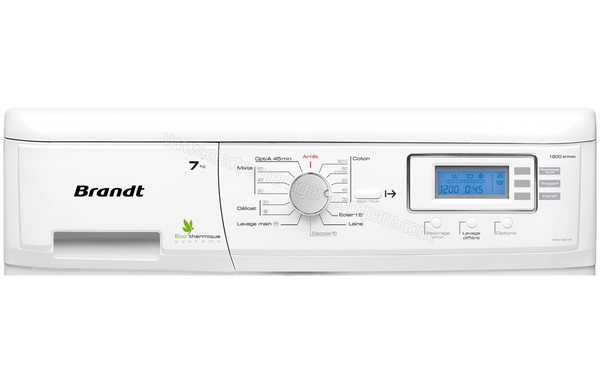 BRANDT WFA1247F - Panneau de commandes