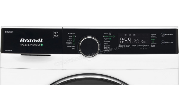 BRANDT WFB106QW - Panneau de commandes
