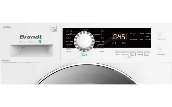 BRANDT WFB304QW - Panneau de commandes