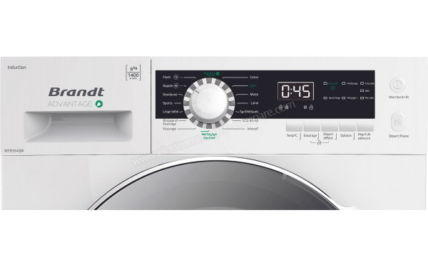 BRANDT WFB394QW - Panneau de commandes