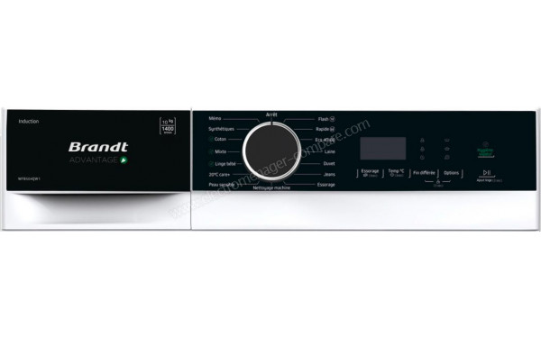 BRANDT WFB504QW1 - Panneau de commandes