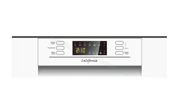 CALIFORNIA W45A1A401J - Panneau de commandes