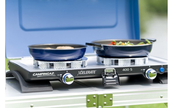 CAMPINGAZ 400 S - Zoom sur les br&ucirc;leurs