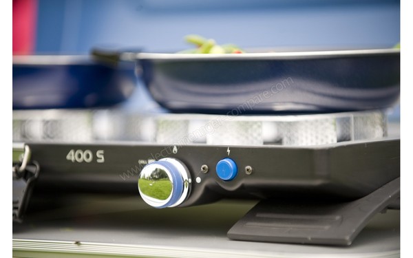 CAMPINGAZ 400 S - Panneau de commandes : bouton d'allumage