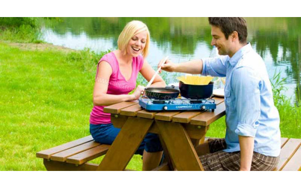 CAMPINGAZ Base Camp couvercle - Mise en situation