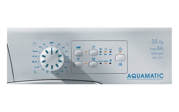 CANDY AQUA100F/3 - Panneau de commandes