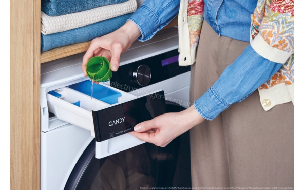 CANDY BS49B9-S - Zoom sur le tiroir lessiviel
