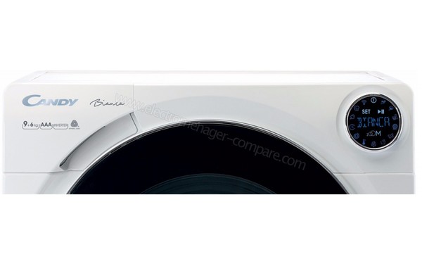CANDY BWD596PH3/1-S Bianca - Panneau de commandes (cr&eacute;dit : Boulanger)